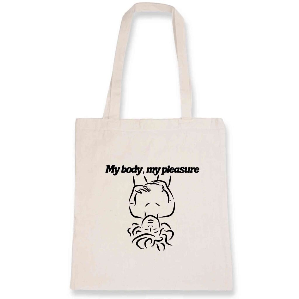 Totebag 100% Coton - My body, my pleasure