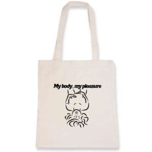 Totebag 100% Coton - My body, my pleasure