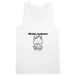 Débardeur Homme 100% coton Bio - My body, my pleasure