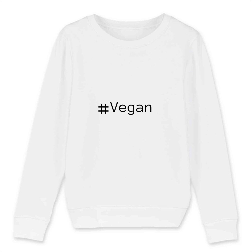 Sweat-shirt Enfant Bio - #Vegan