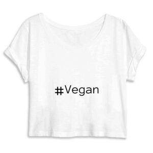 Crop Top Femme 100% Coton BIO - #Vegan
