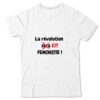 T-shirt Enfant 100 % coton - La révolution est féministe !