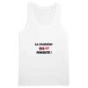 Débardeur Homme 100% coton Bio - La révolution est féministe !