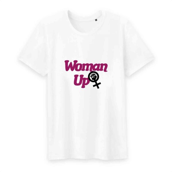 T-shirt Homme Col rond 100% Coton BIO - Woman Up