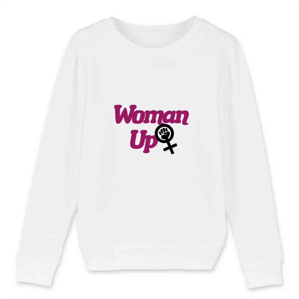 Sweat-shirt Enfant Bio - Woman Up