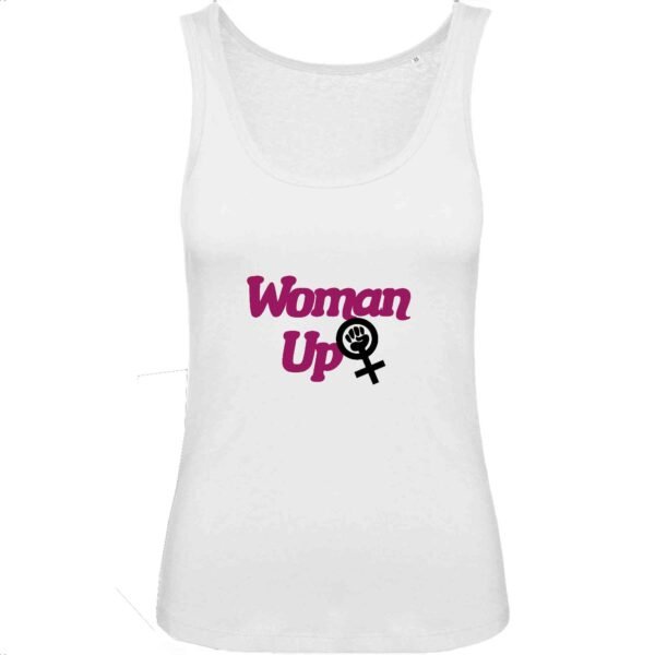 Débardeur Femme 100% Coton BIO - Woman Up