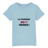 T-shirt Enfant Coton bio - La révolution est féministe !