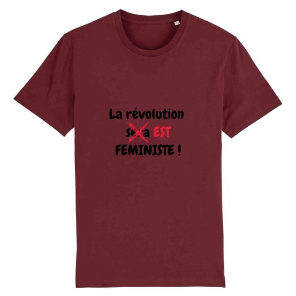 T-shirt Unisexe Coton BIO - La révolution est féministe !