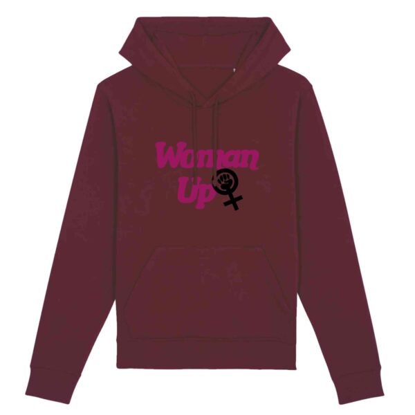 Sweat à capuche BIO Unisexe - Woman Up