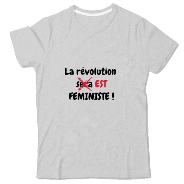 T-shirt Enfant 100 % coton - La révolution est féministe !