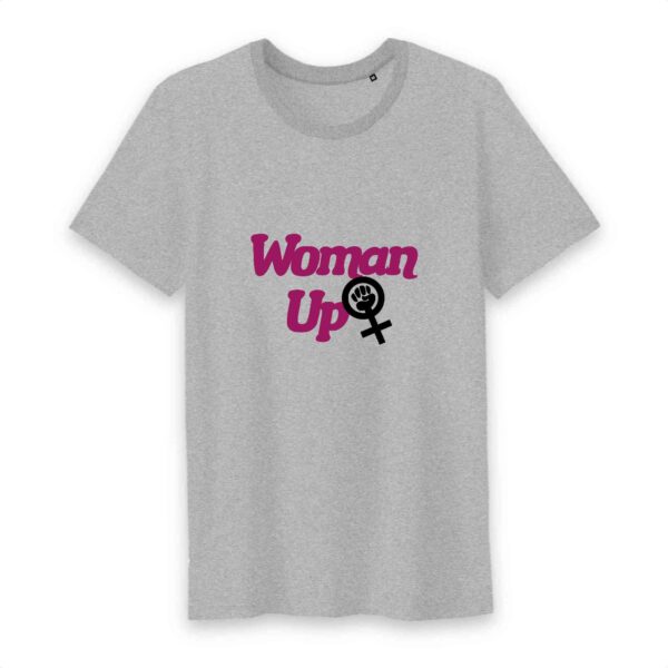 T-shirt Homme Col rond 100% Coton BIO - Woman Up