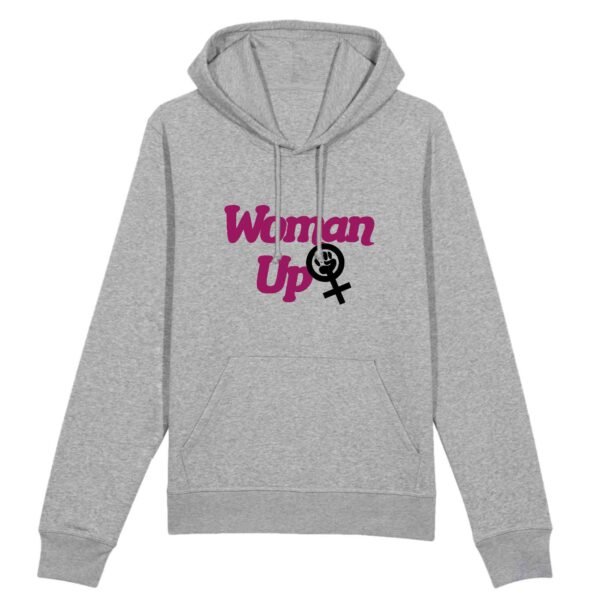 Sweat à capuche BIO Unisexe - Woman Up