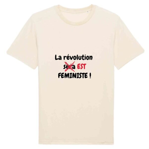 T-shirt Unisexe Coton BIO - La révolution est féministe !