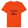 T-shirt Unisexe Coton BIO - La révolution est féministe !