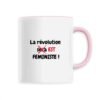 Mug céramique - La révolution est féministe !