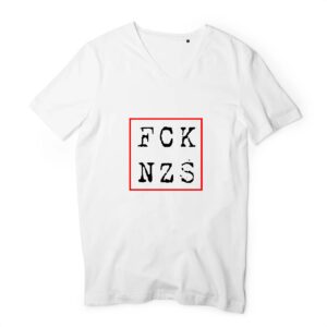 T-shirt Homme Col V 100 % coton bio - FCK NZS