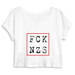 Crop Top Femme 100% Coton BIO - FCK NZS