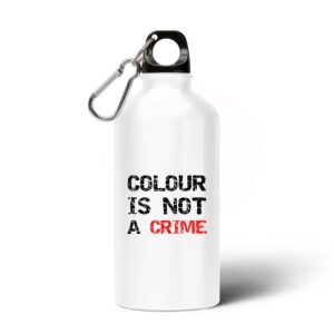Gourde / Bouteille en aluminium - Colour Is not a Crime