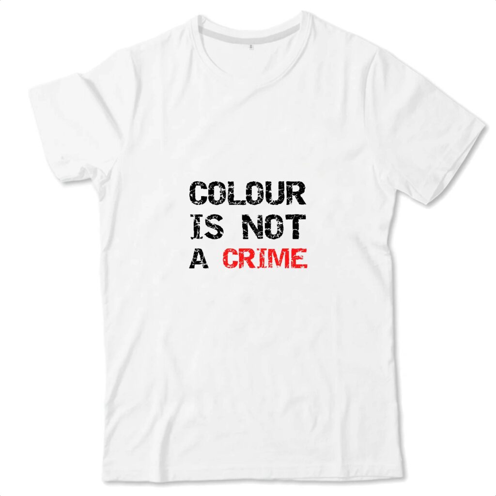 T-shirt Enfant 100 % coton - Colour Is not a Crime