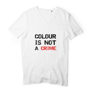 T-shirt Homme Col V 100 % coton bio - Colour Is not a Crime