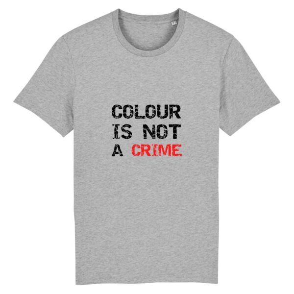 T-shirt Unisexe Coton BIO - Colour Is not a Crime