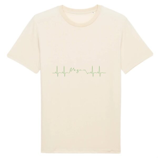 T-shirt Unisexe - Coton BIO - Vegan fréquence cardiaque