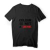 T-shirt Homme Col V 100 % coton bio - Colour Is not a Crime