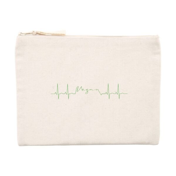 Pochette (Trousse) - Vegan fréquence cardiaque