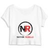 Crop Top Femme 100% Coton BIO - Nation Rebelle