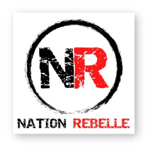 Sticker découpe carré pack de 5 - Nation Rebelle