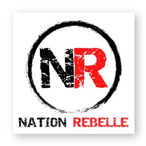 Sticker découpe carré pack de 100 - Nation Rebelle