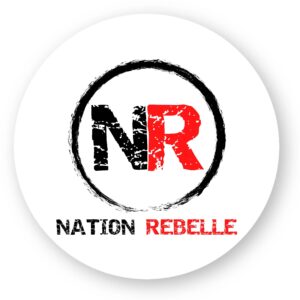 Sticker découpe ronde pack de 100 - Nation Rebelle