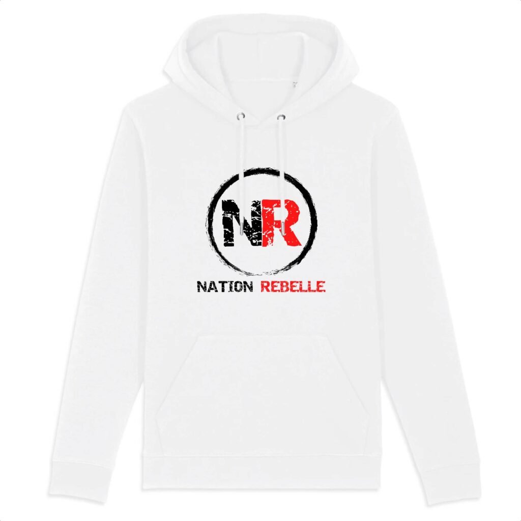 Sweat à capuche BIO Unisexe - Nation Rebelle