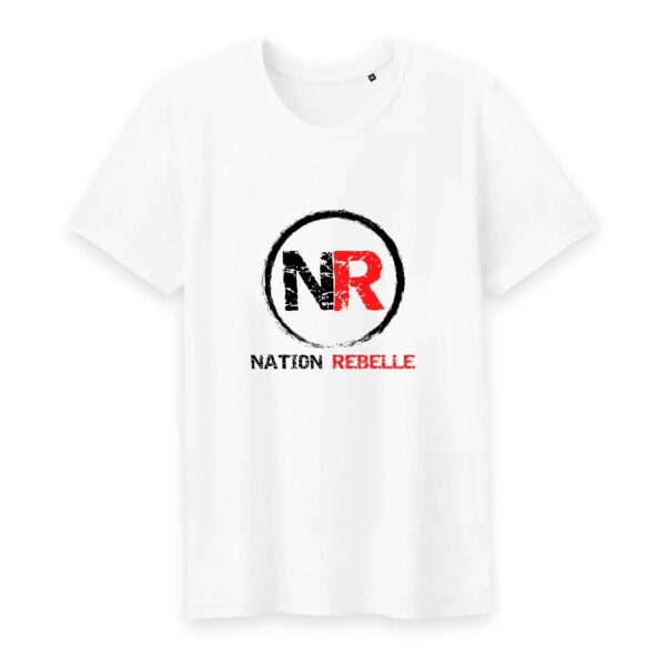 T-shirt Homme Col rond 100% Coton BIO - Nation Rebelle