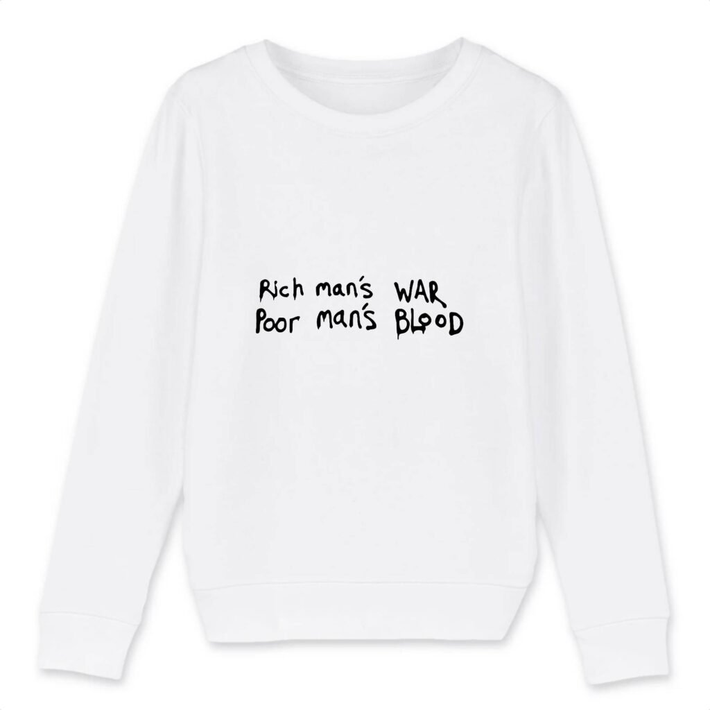 Sweat-shirt Enfant Bio - War & Blood