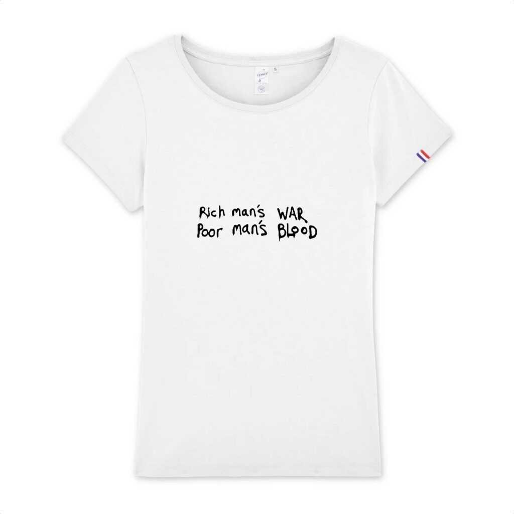 T-shirt Femme Made in France 100% Coton BIO - War & Blood