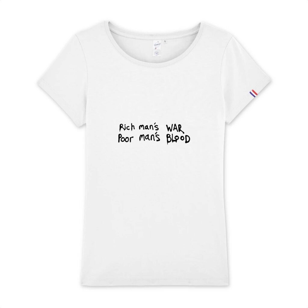 T-shirt Femme Made in France 100% Coton BIO - War & Blood
