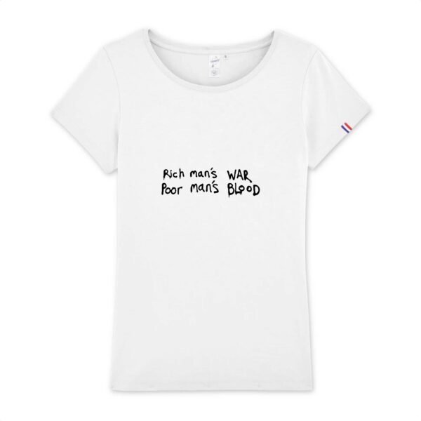T-shirt Femme Made in France 100% Coton BIO - War & Blood