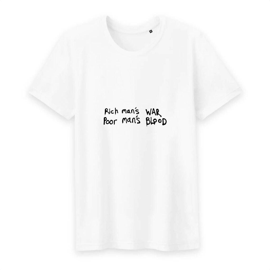 T-shirt Homme Col rond - 100% Coton BIO - War & Blood