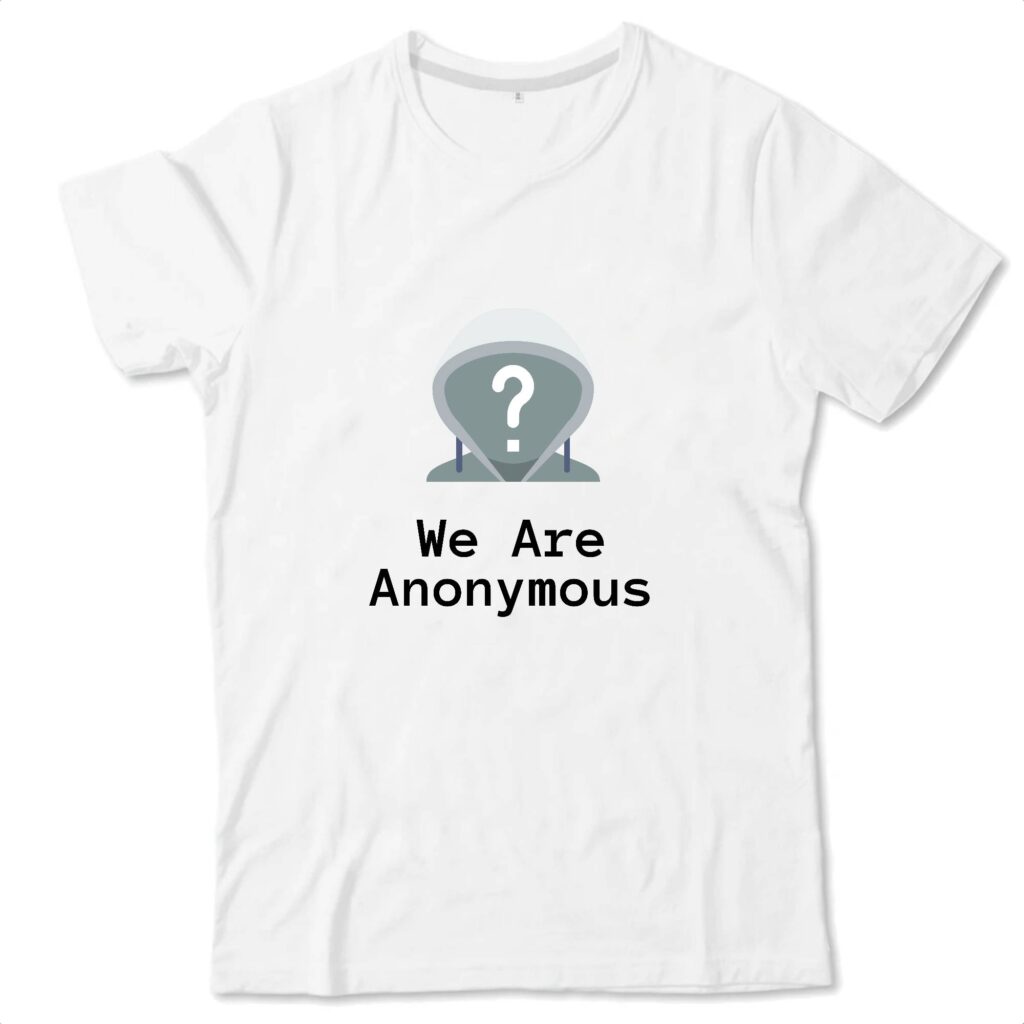 T-shirt Enfant 100 % coton - We Are Anonymous