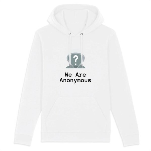 Sweat à capuche BIO Unisexe - We Are Anonymous