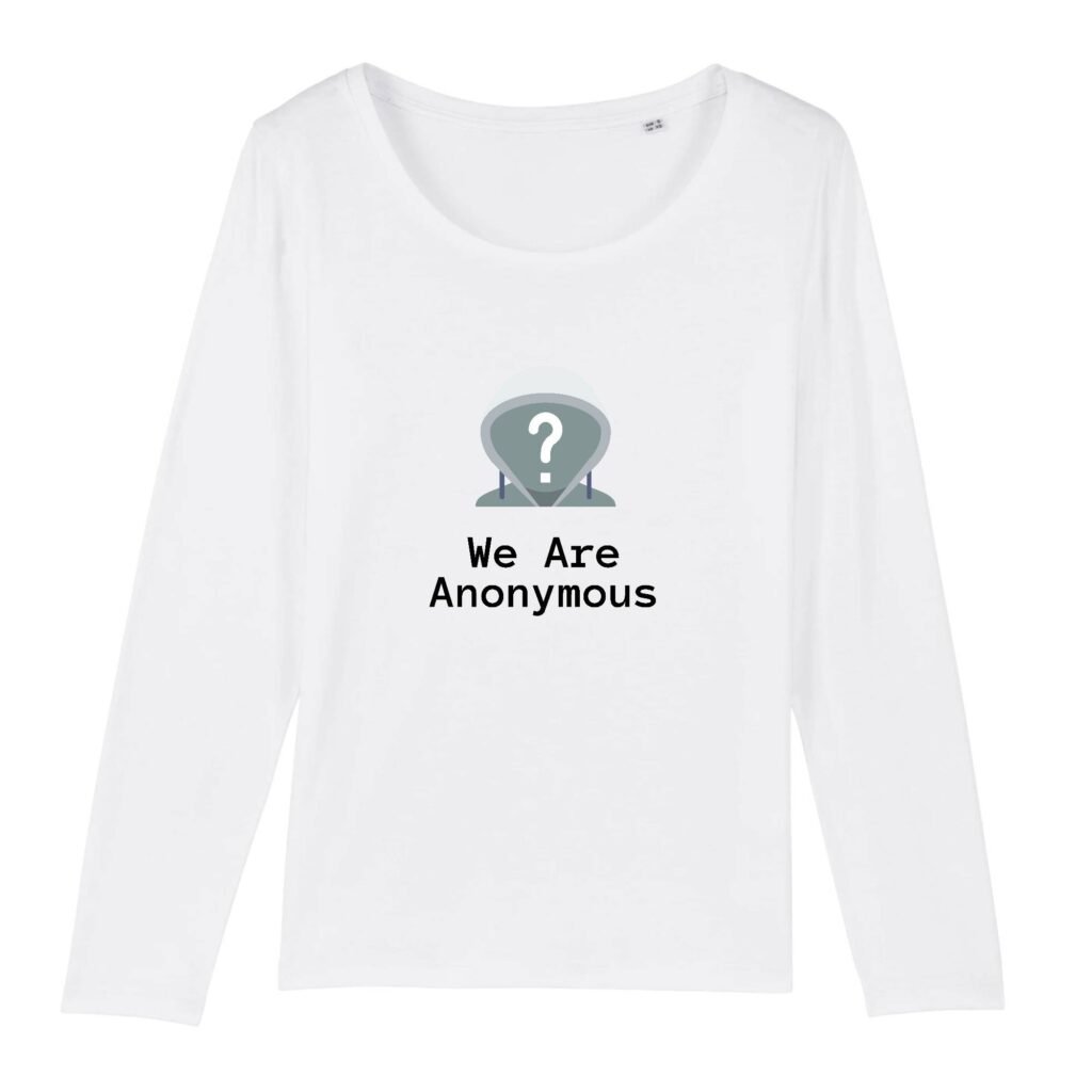 T-shirt Femme manches longues - We Are Anonymous
