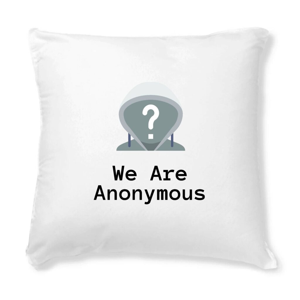 Housse de coussin seule - We Are Anonymous