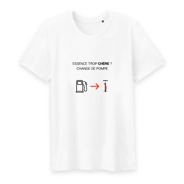 T-shirt Homme Col rond 100% Coton BIO - Change de pompe