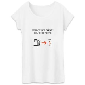 T-shirt Femme 100% Coton BIO - Change de pompe