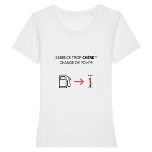 T-shirt Femme 100% Coton BIO - Change de pompe