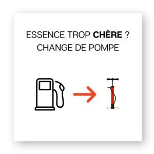 Sticker découpe carrée pack de 100 - Change de pompe