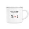 Mug émaillé - Change de pompe