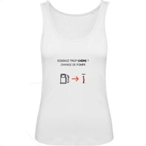 Débardeur Femme 100% Coton BIO - Change de pompe