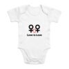 Body Bébé Coton Bio - Love is Love entre femmes